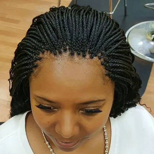 Micro braids by Eunice African Hair Braiding