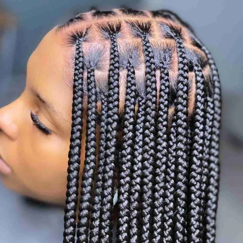 Knotless braids by Eunice African Hair Braiding in Killeen, TX